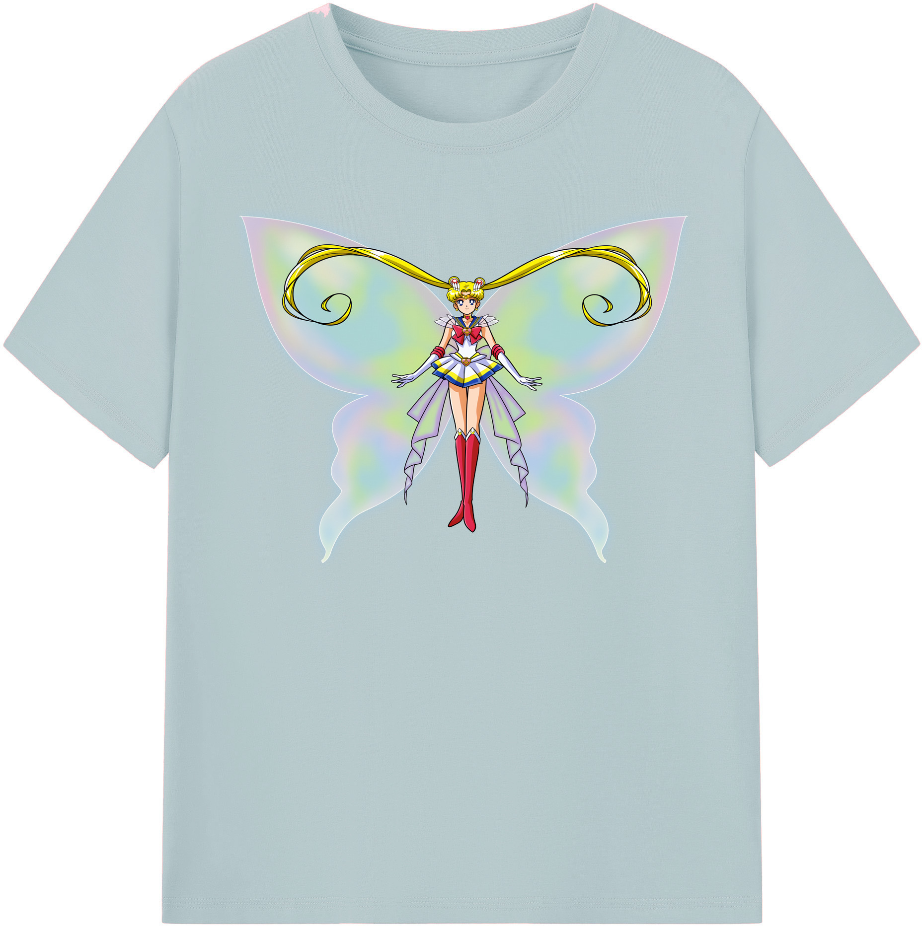 （画像用） 美少女戦士セーラームーン 月野 うさぎ つきの うさぎ Sailor Moon Tsukino Usagi 綿100％半袖Tシャツ（フロントプリント）